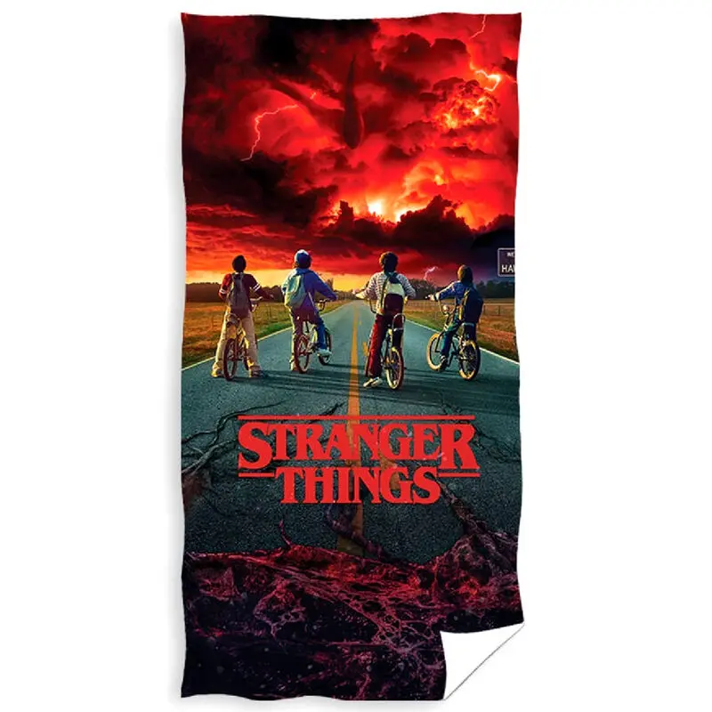 Stranger Things mikroszálas strand törölköző termékfotó