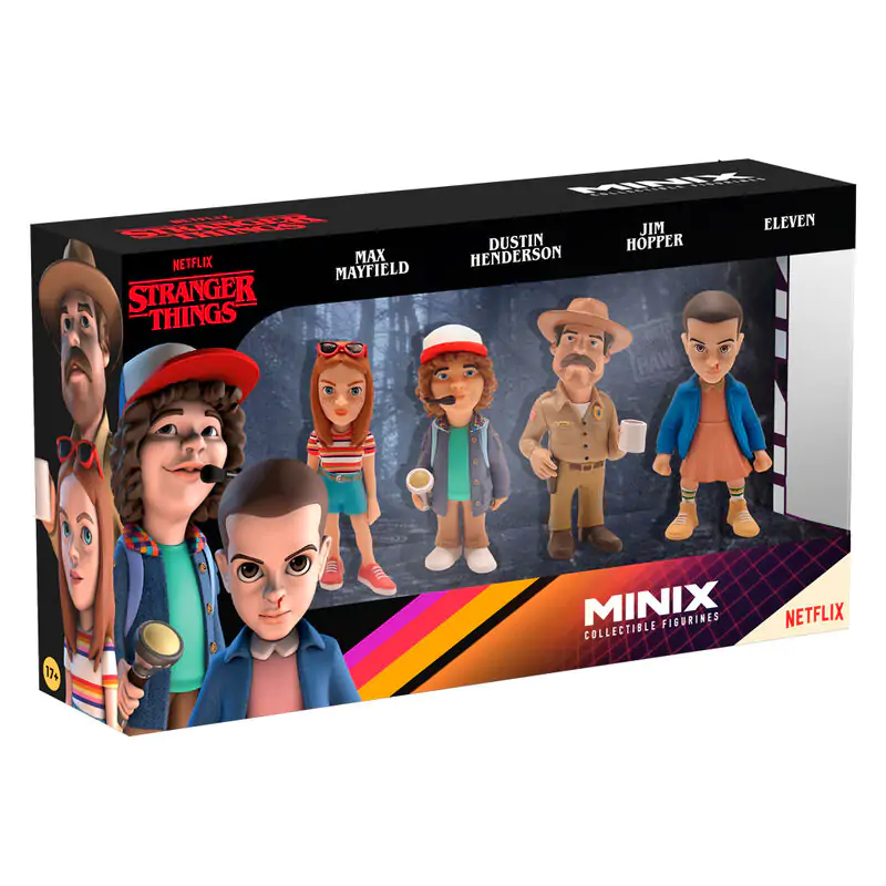 Stranger Things Minix 4 db-os figura csomag 7cm termékfotó