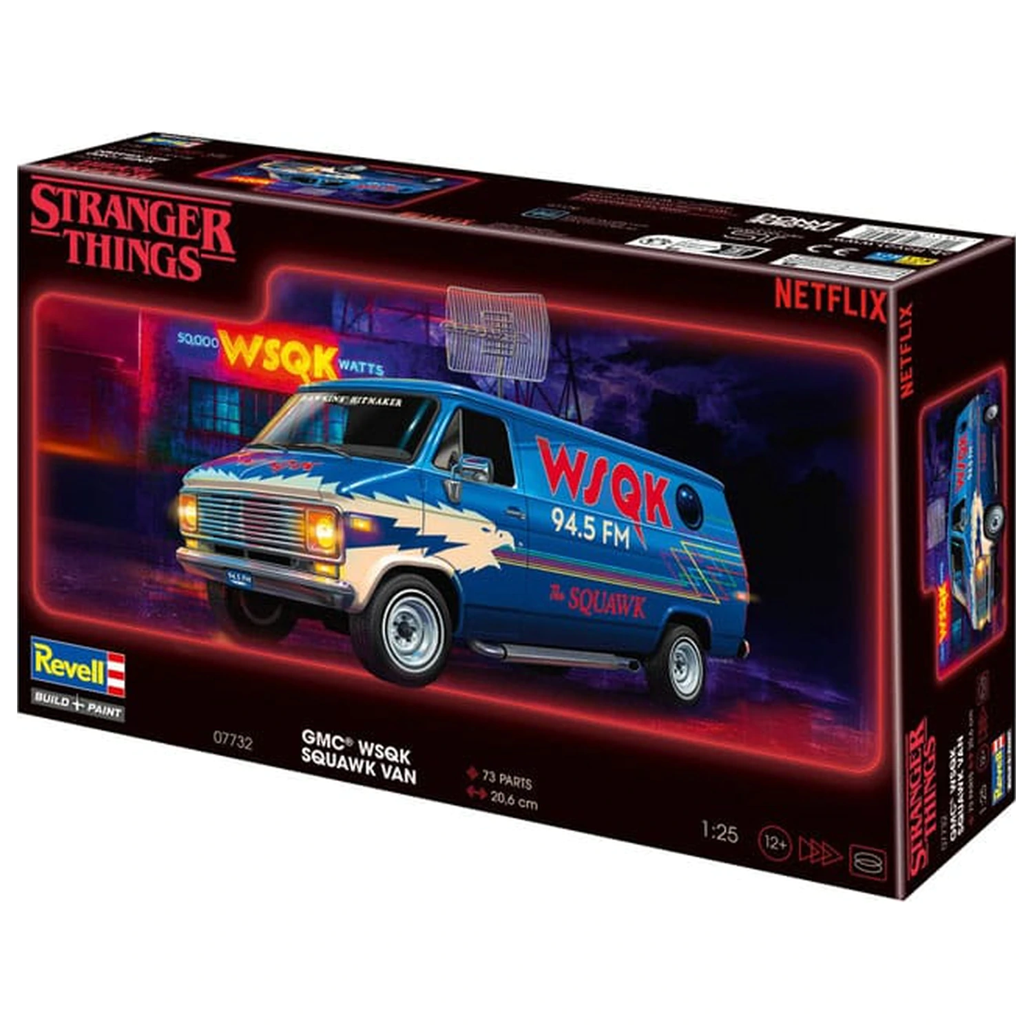 Stranger Things modell készlet 1/25 Squawk Van 21 cm termékfotó
