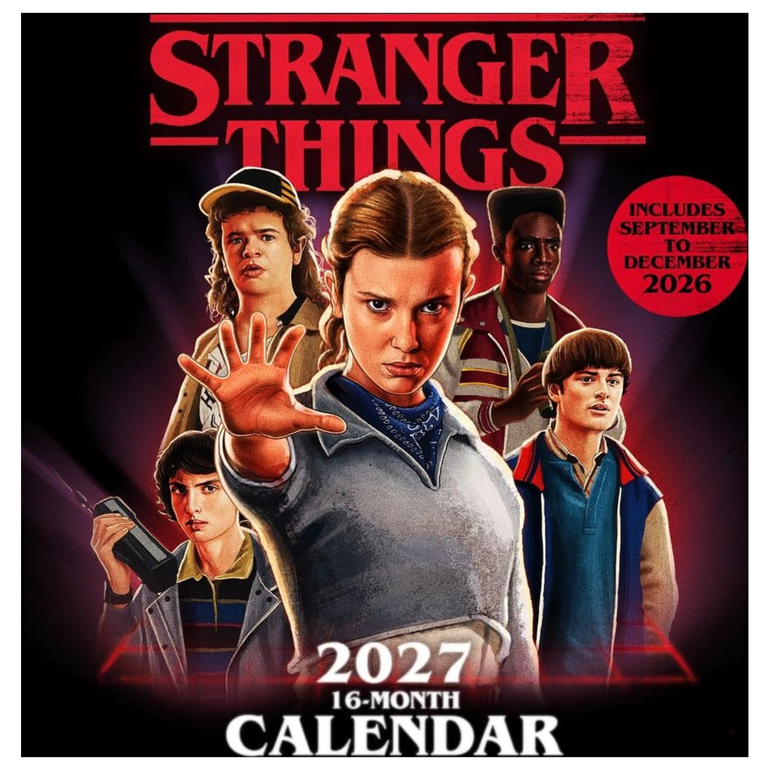 Stranger Things naptár 2027 30 x 30 cm termékfotó