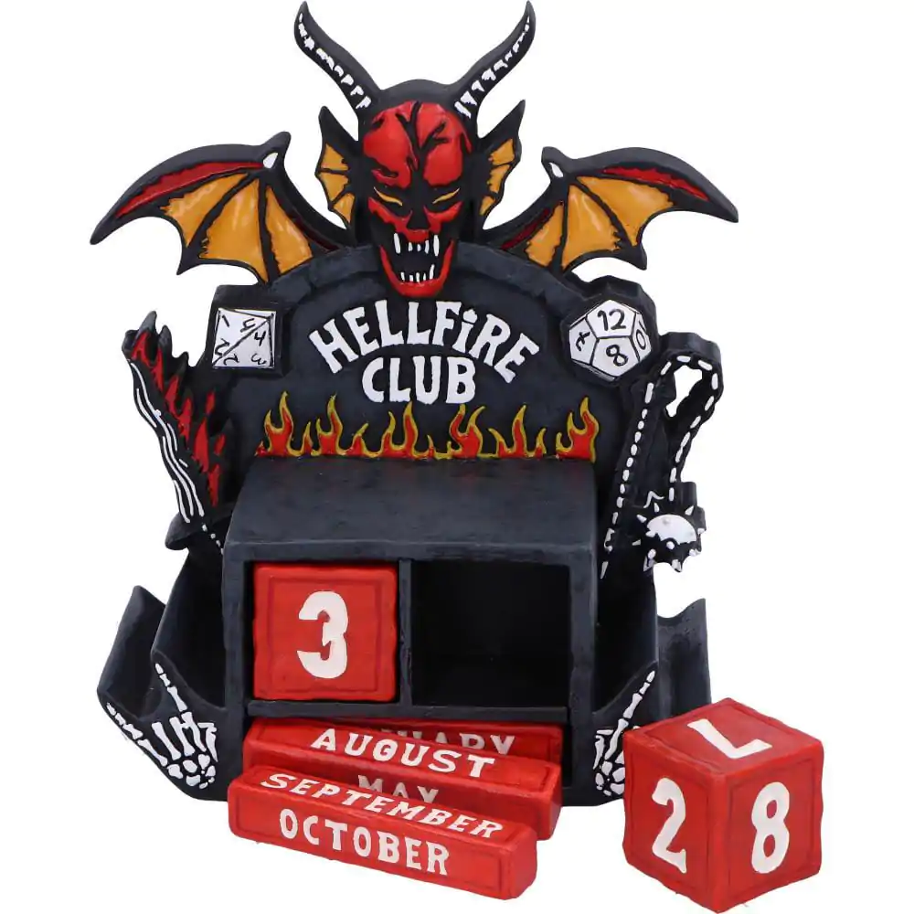 Stranger Things öröknaptár naptár Hellfire Club 15 cm termékfotó