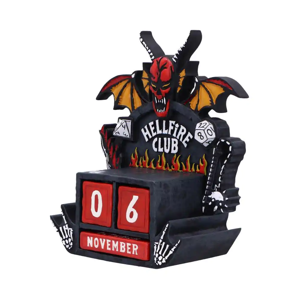 Stranger Things öröknaptár naptár Hellfire Club 15 cm termékfotó