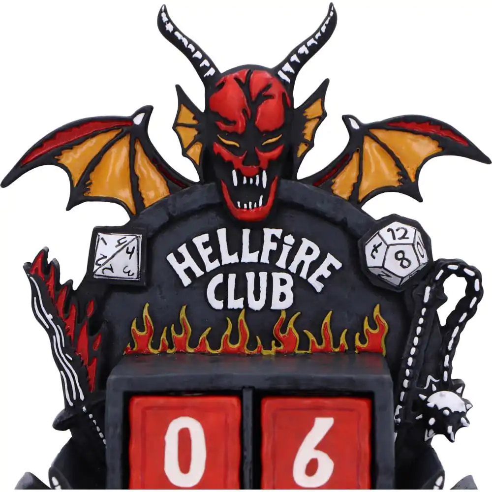 Stranger Things öröknaptár naptár Hellfire Club 15 cm termékfotó