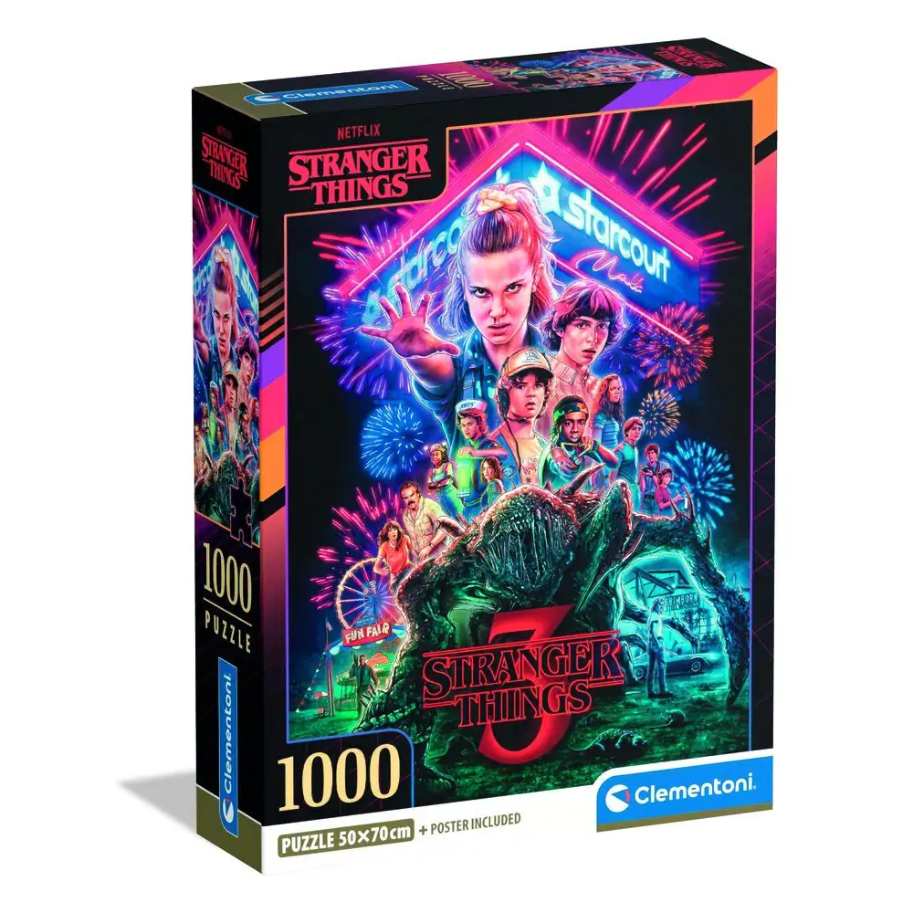 Stranger Things puzzle 1000db-os termékfotó