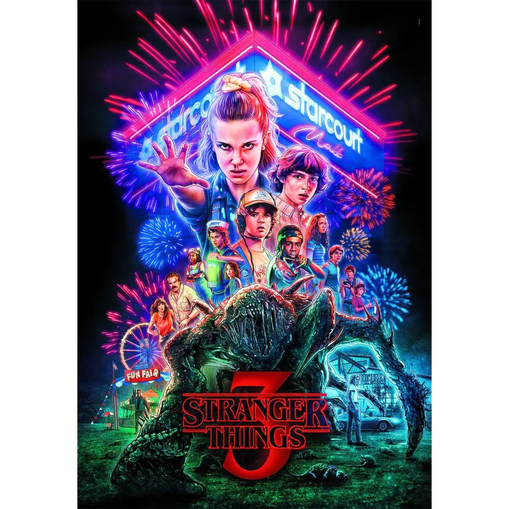 Stranger Things puzzle 1000db-os termékfotó