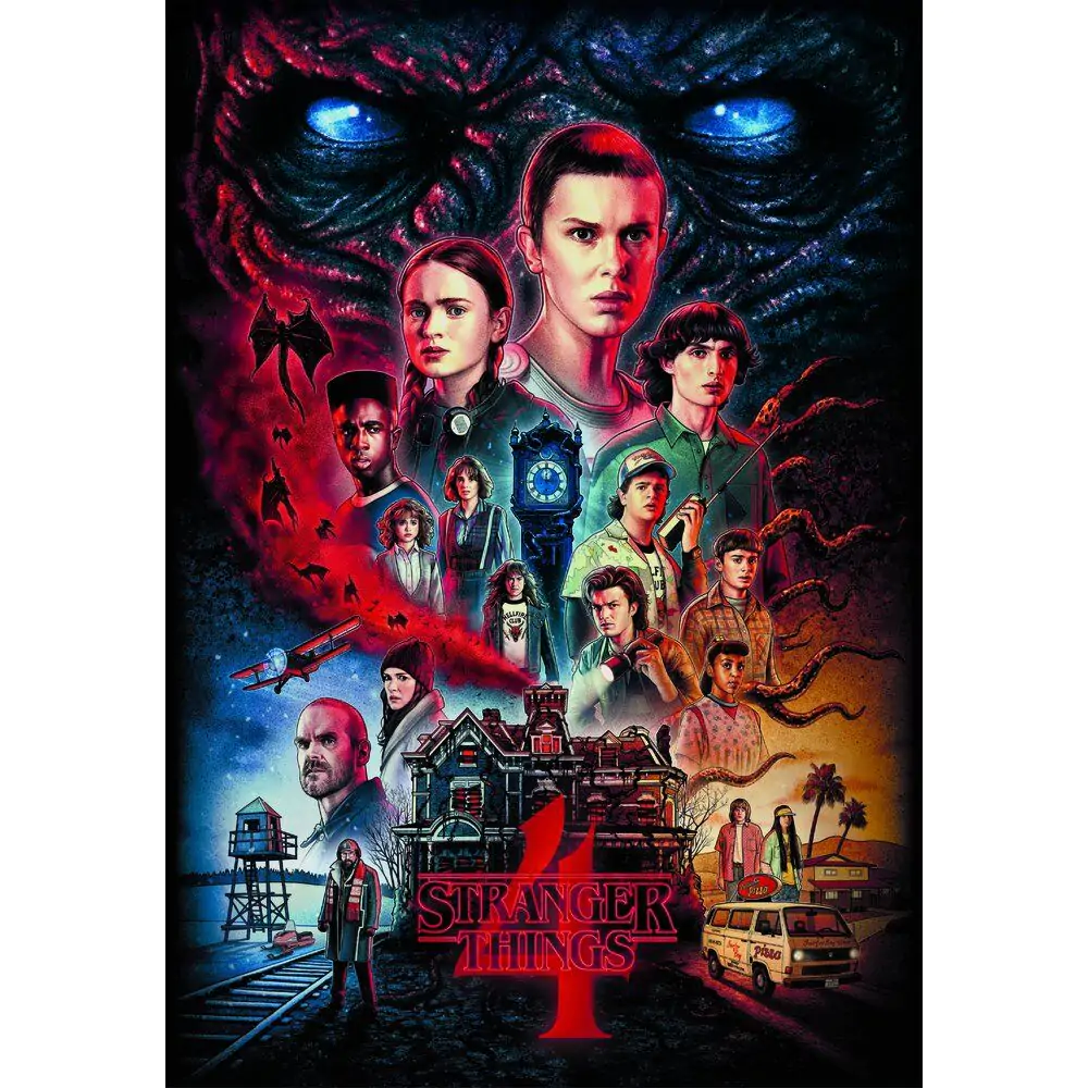 Stranger Things puzzle 1000db-os termékfotó