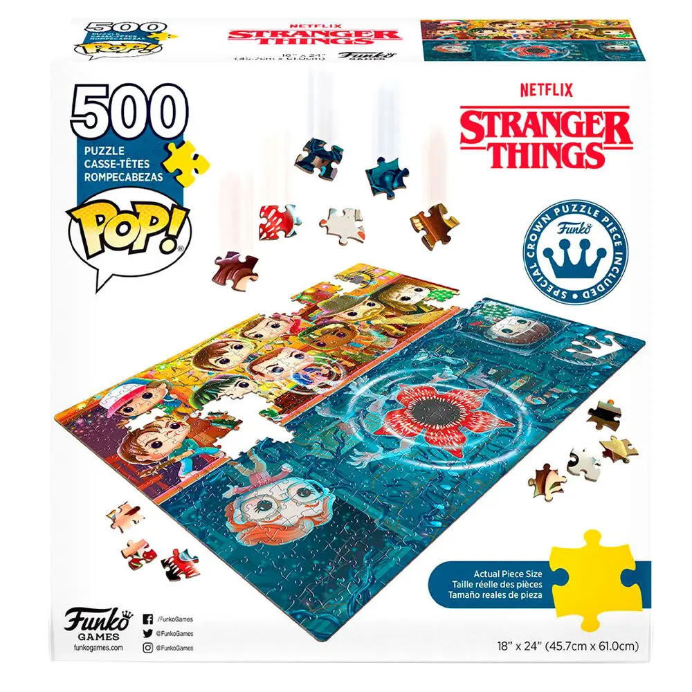 Stranger Things puzzle 500db-os termékfotó