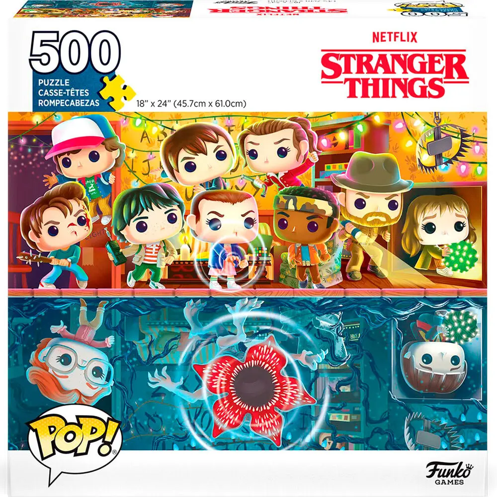 Stranger Things puzzle 500db-os termékfotó