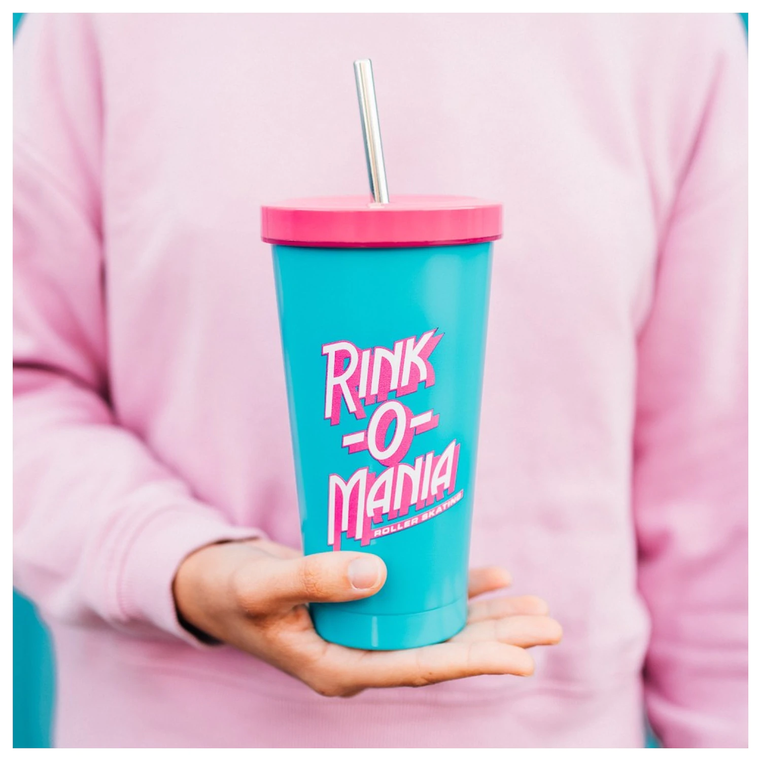 Stranger Things Rink-O-Mania pohár szívószállal 550ml termékfotó