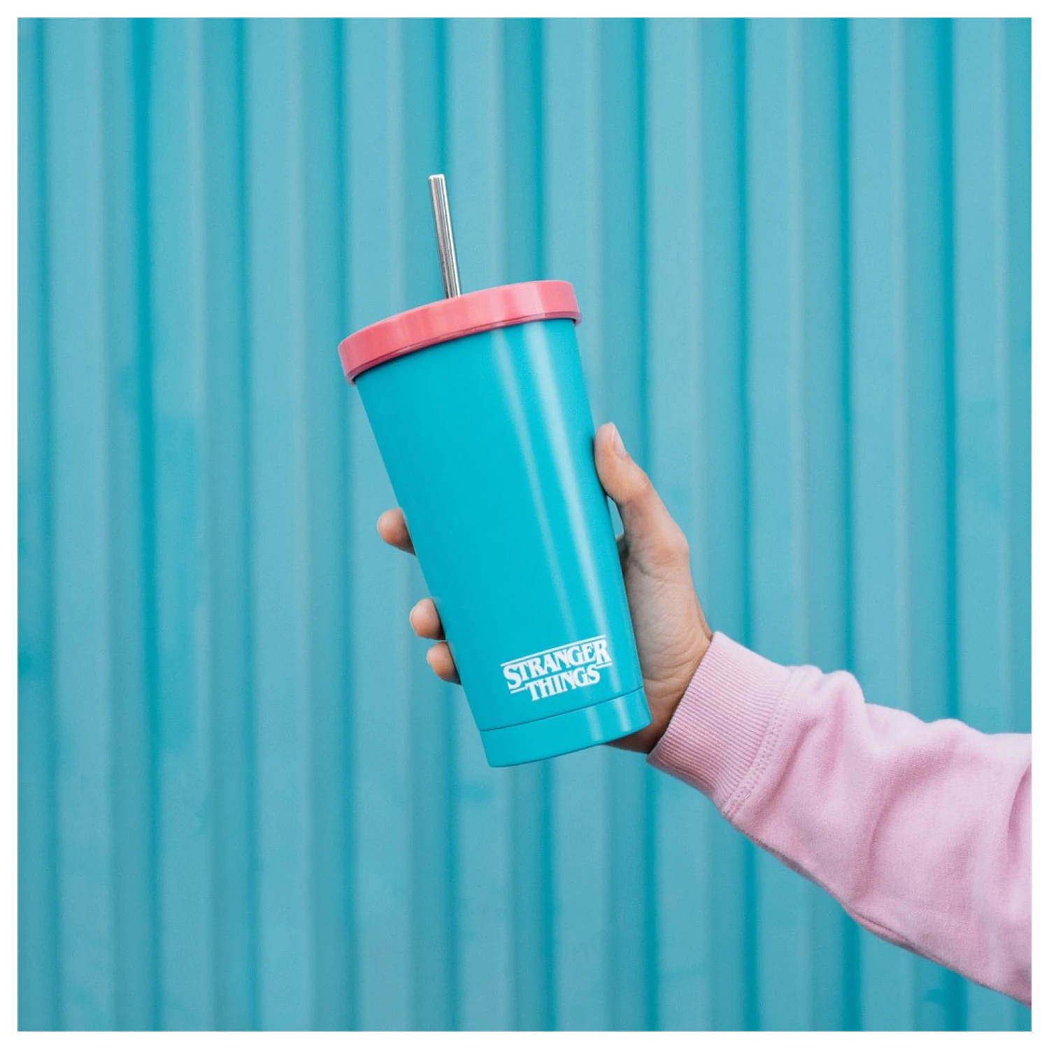 Stranger Things Rink-O-Mania pohár szívószállal 550ml termékfotó