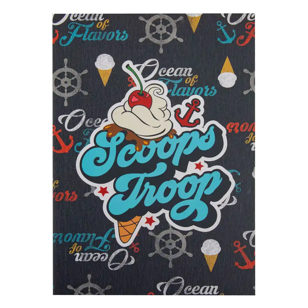 Stranger Things Scoops Ahoy puhacover A5 jegyzetfüzet  termékfotó