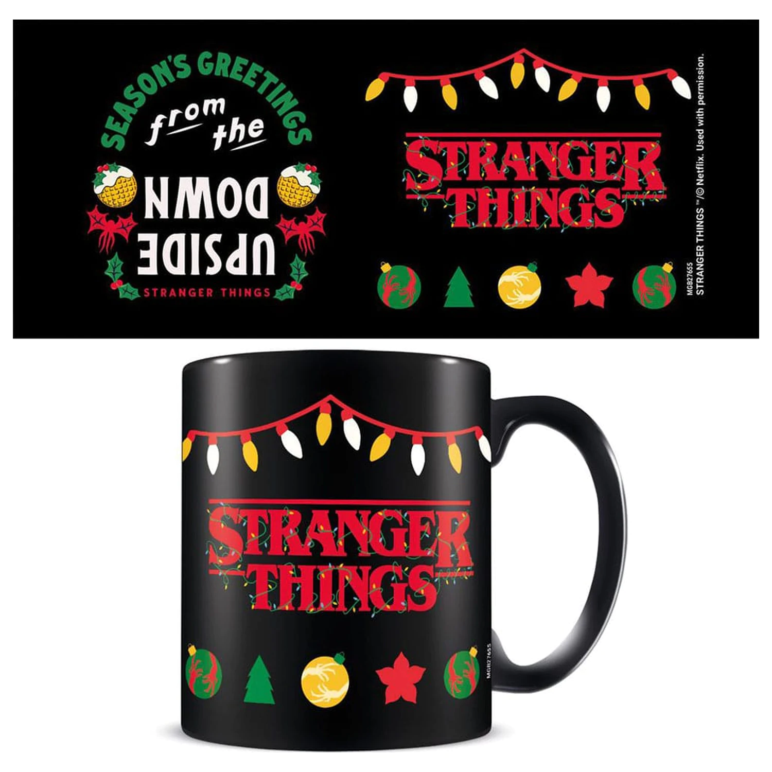 Stranger Things Seasons Greetings Upside Down bögre  termékfotó