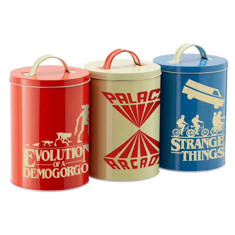 Stranger Things Silhouette kör alakú konyhai tároló termékfotó