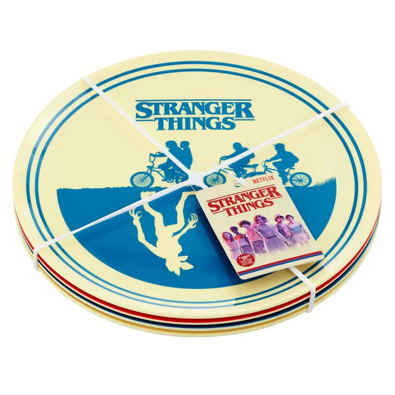 Stranger Things Silhouette műanyagtányér készlet termékfotó