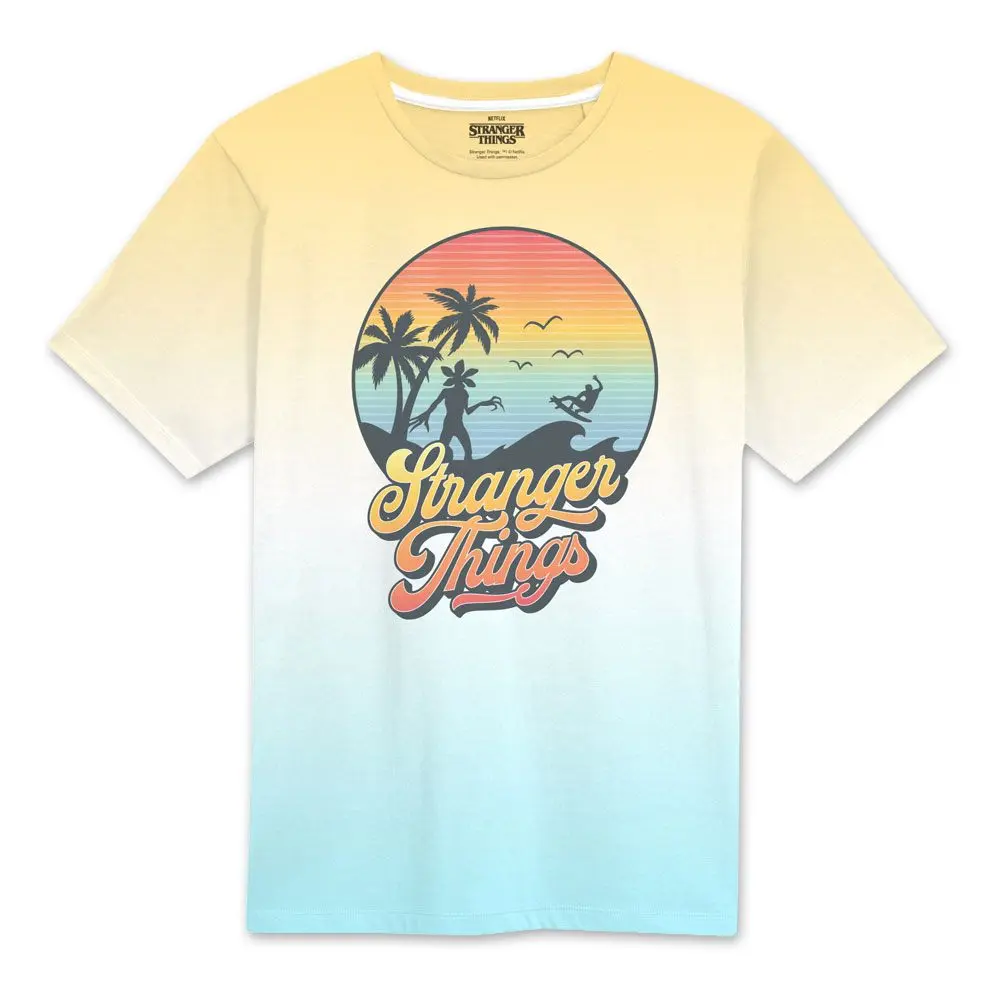 Stranger Things Sunset Circle póló termékfotó