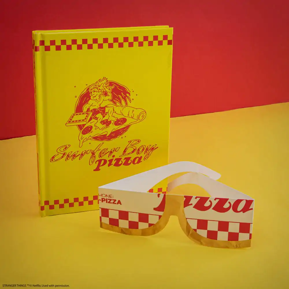 Stranger Things Surfer Boy Pizza jegyzetfüzet  termékfotó