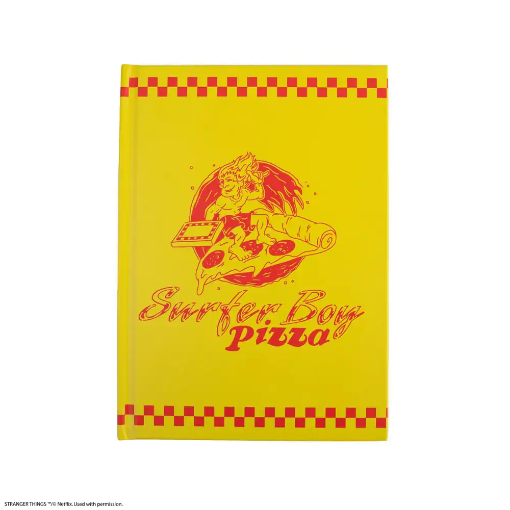 Stranger Things Surfer Boy Pizza jegyzetfüzet  termékfotó