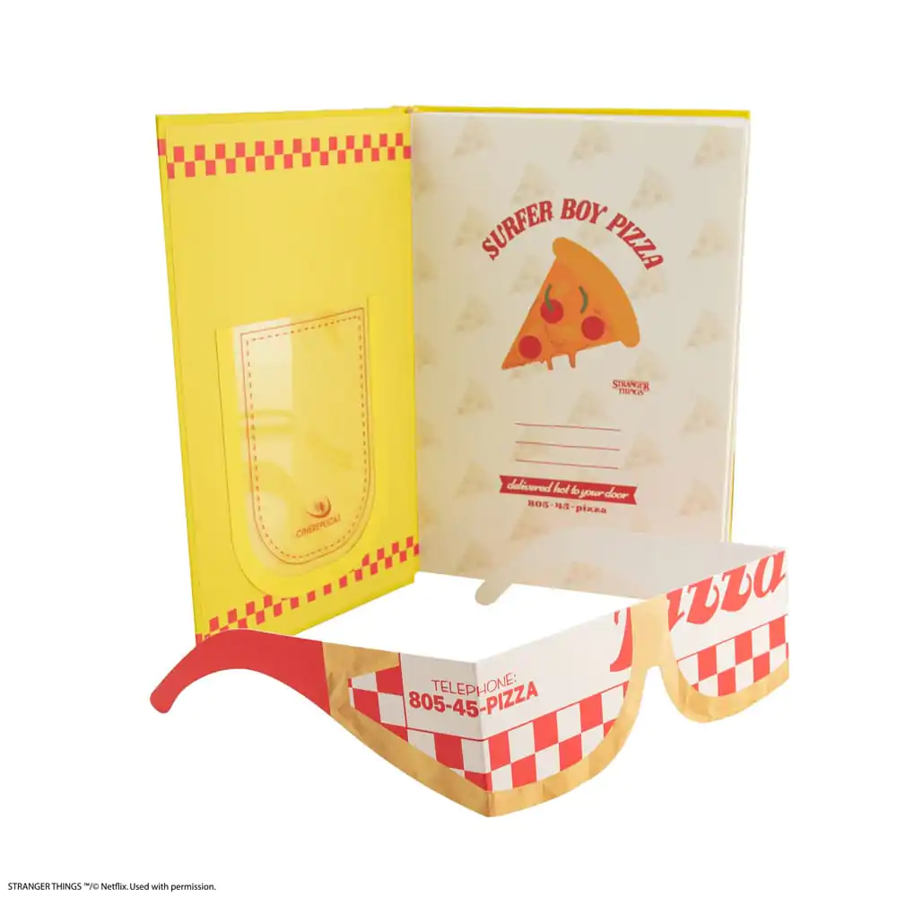 Stranger Things Surfer Boy Pizza jegyzetfüzet  termékfotó