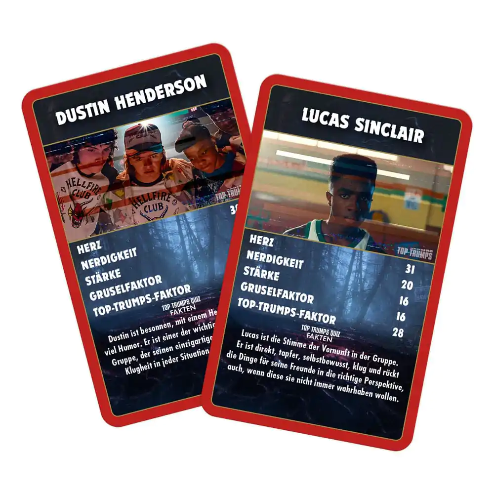 Stranger Things Top Trumps Collectables német nyelvű kártyajáték  termékfotó