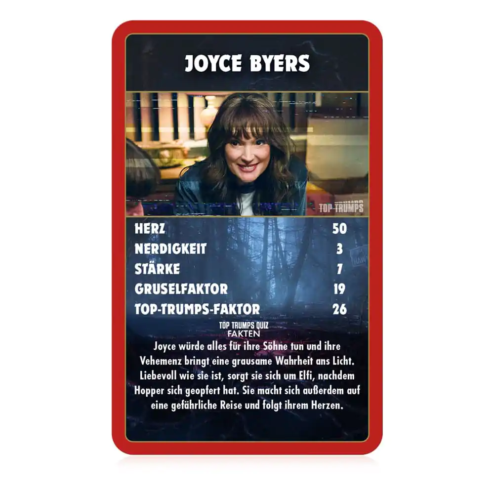 Stranger Things Top Trumps Collectables német nyelvű kártyajáték  termékfotó