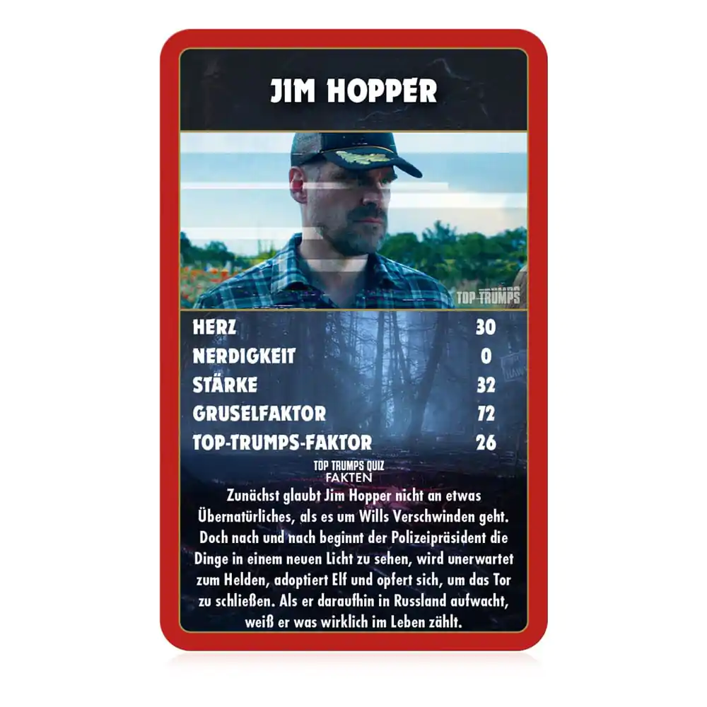 Stranger Things Top Trumps Collectables német nyelvű kártyajáték  termékfotó