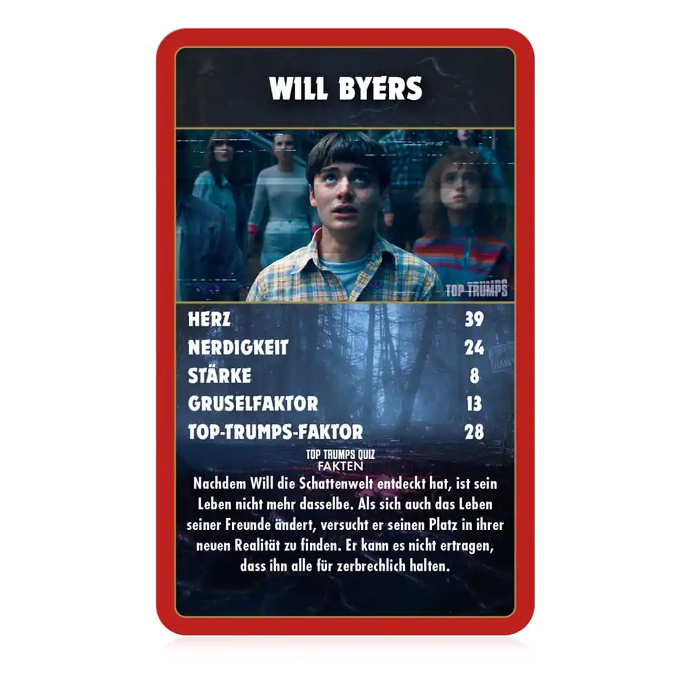 Stranger Things Top Trumps Collectables német nyelvű kártyajáték  termékfotó
