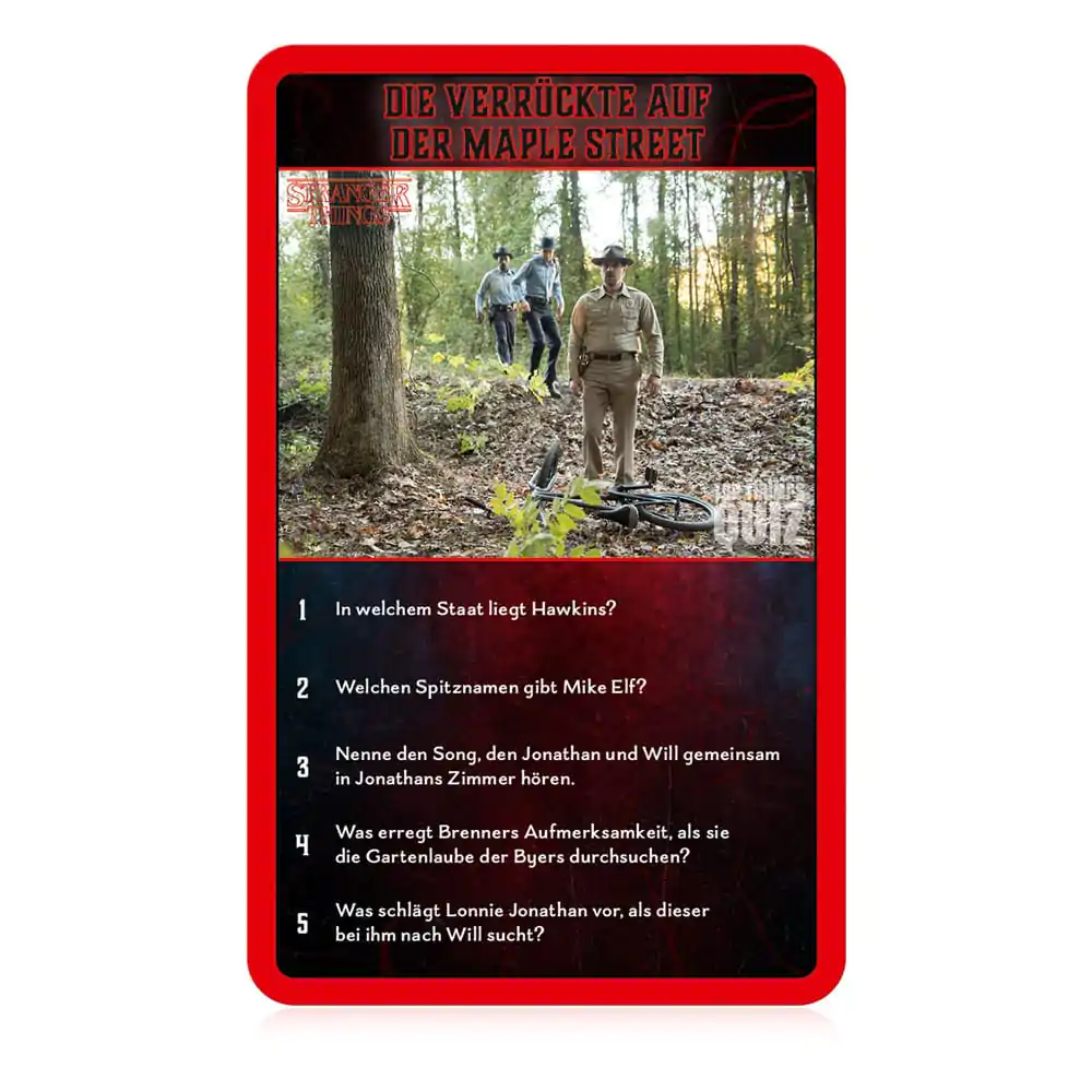 Stranger Things Top Trumps Quiz német nyelvű kártyajáték  termékfotó