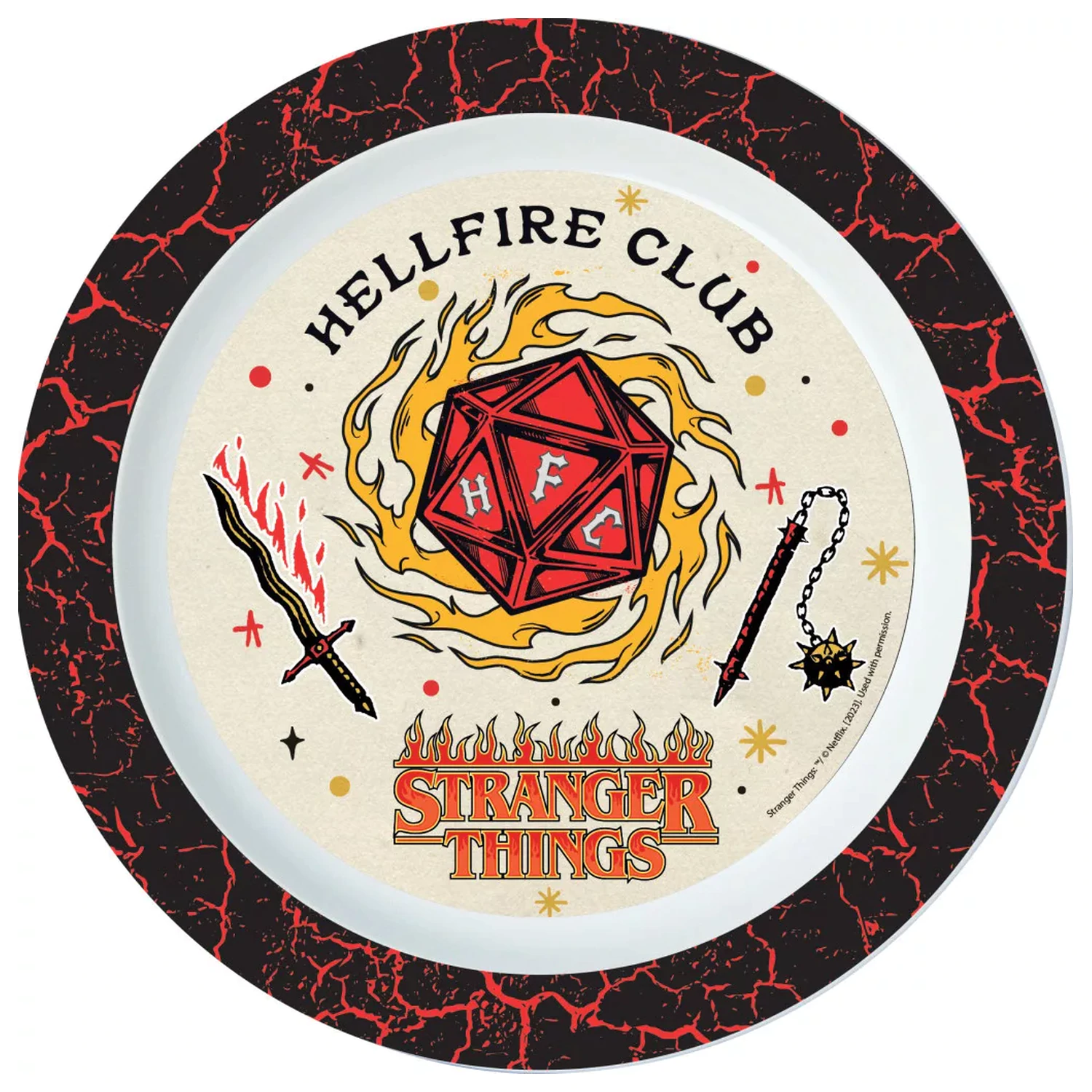 Stranger Things Upside Down micro lapostányér 22 cm termékfotó