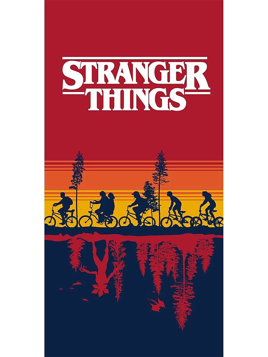 Stranger Things Upside Down törölköző termékfotó