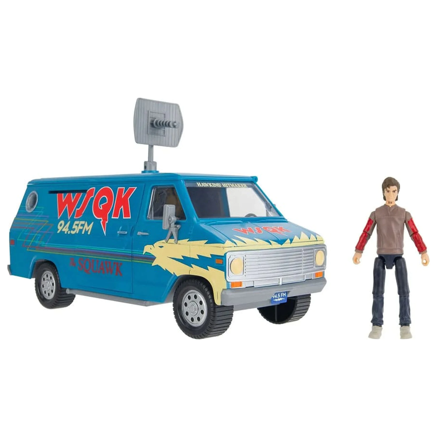 Stranger Things World Of Figura & Vehicle The Squawk van Playset with Steve jármű és akciófigura termékfotó