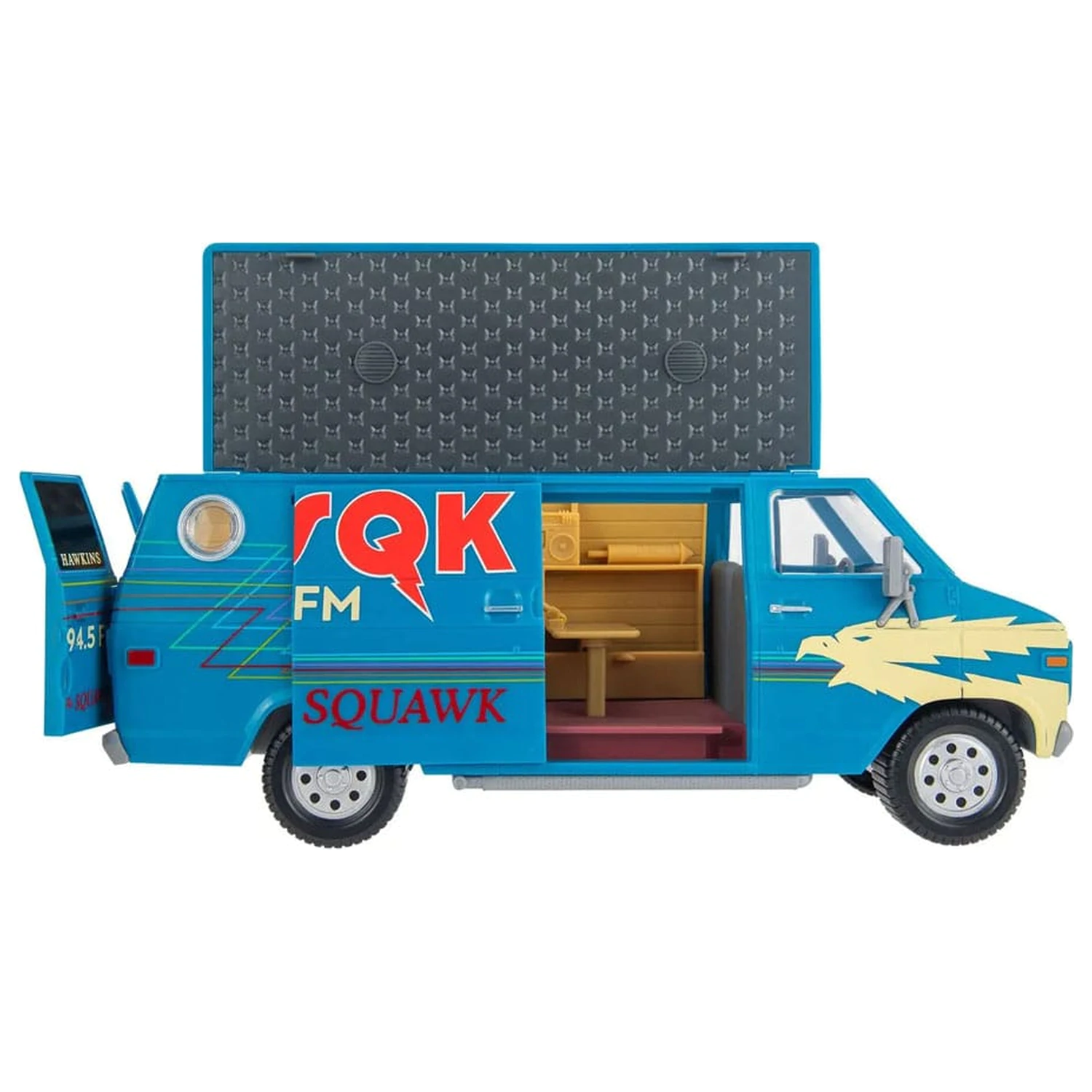 Stranger Things World Of Figura & Vehicle The Squawk van Playset with Steve jármű és akciófigura termékfotó