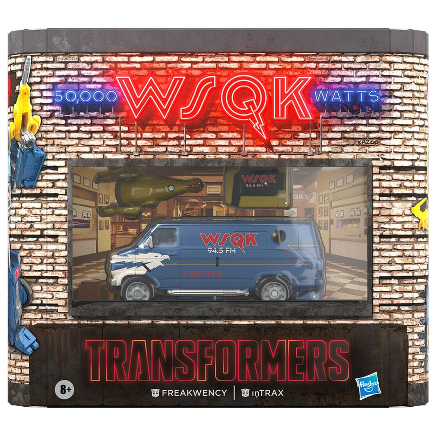 Stranger Things x Transformers 2 db-os akciófigura csomag Freakwency & 8-Trax 15 cm termékfotó