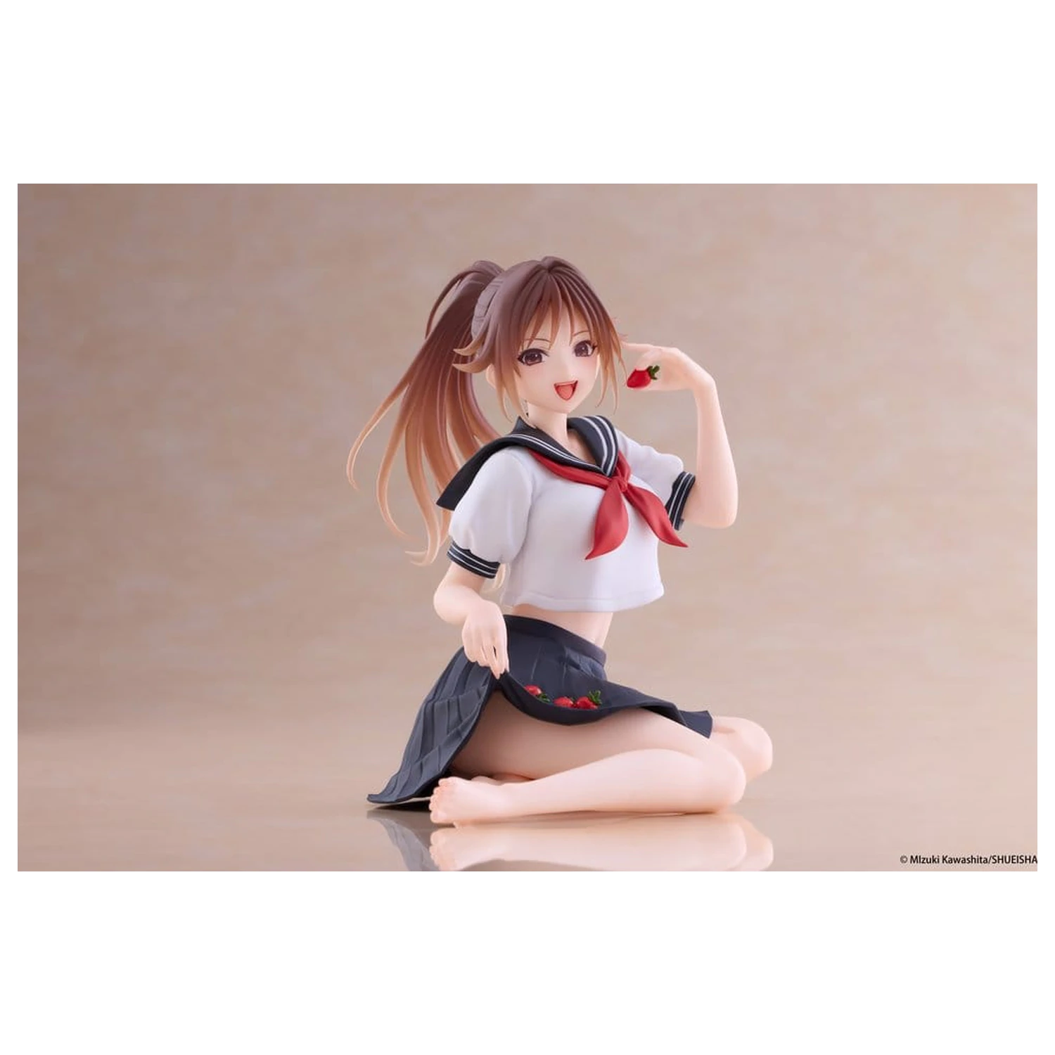 Strawberry 100% Desktop Cute PVC figura Satsuki Kitaoji (School uniform Ver.) 18 cm termékfotó