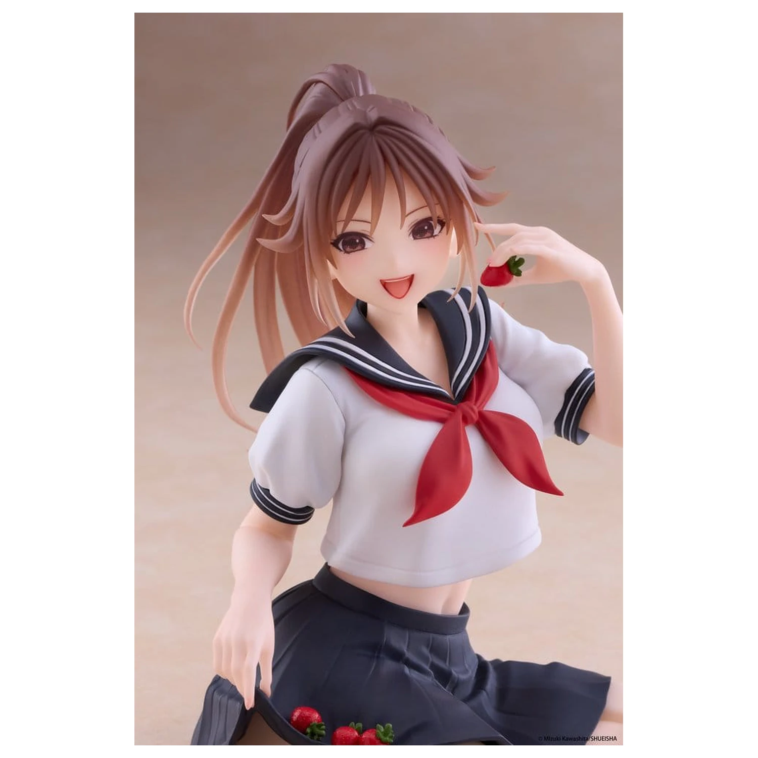 Strawberry 100% Desktop Cute PVC figura Satsuki Kitaoji (School uniform Ver.) 18 cm termékfotó