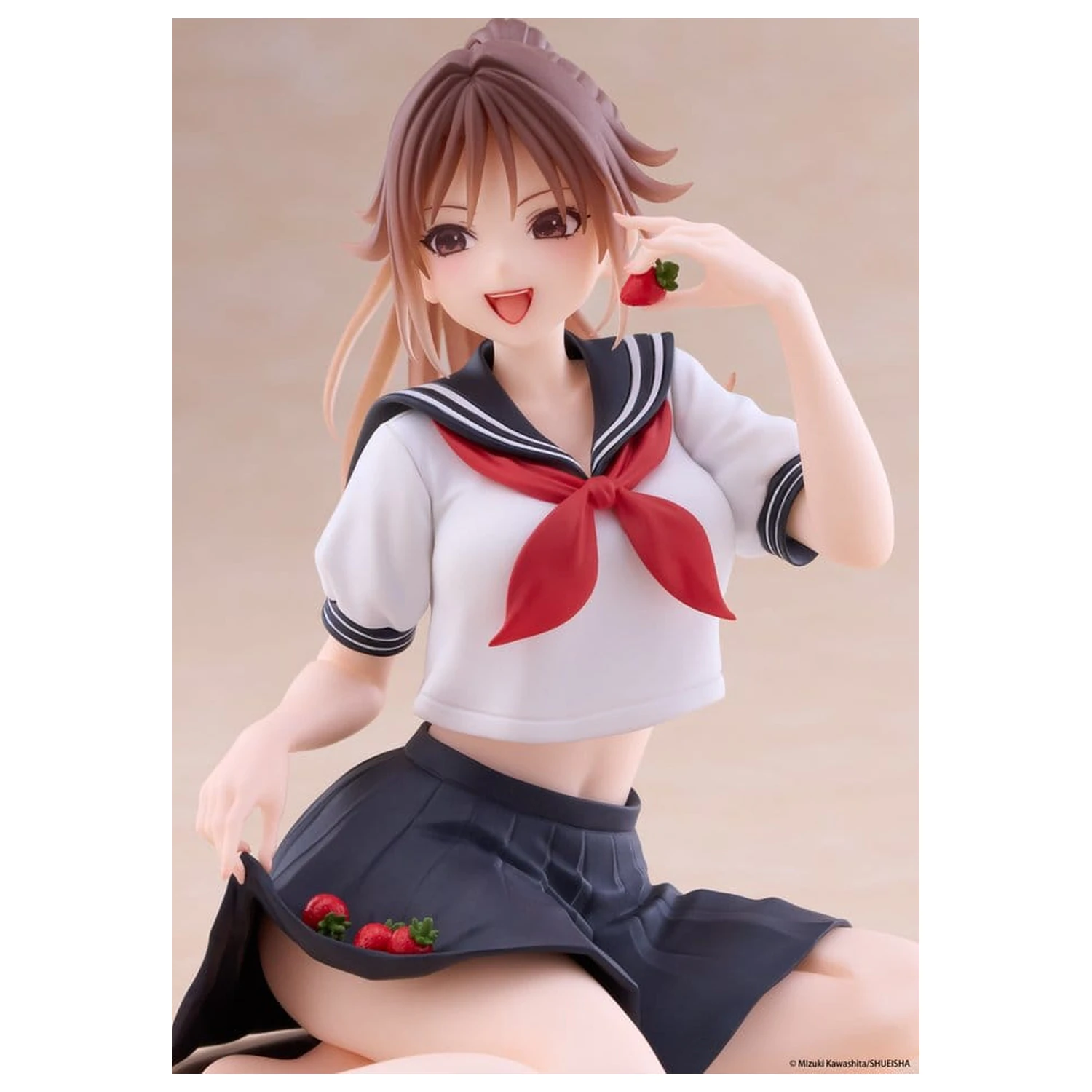 Strawberry 100% Desktop Cute PVC figura Satsuki Kitaoji (School uniform Ver.) 18 cm termékfotó