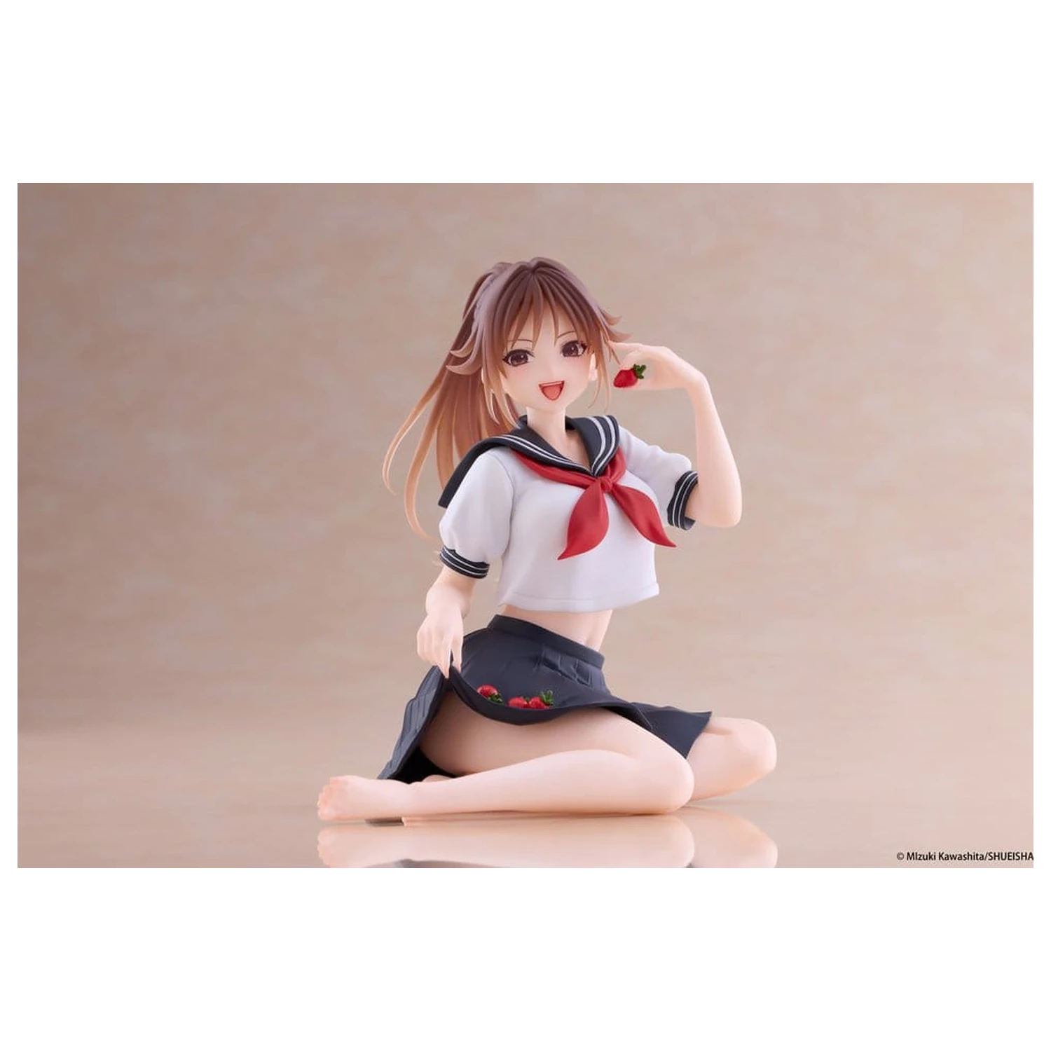 Strawberry 100% Desktop Cute PVC figura Satsuki Kitaoji (School uniform Ver.) 18 cm termékfotó