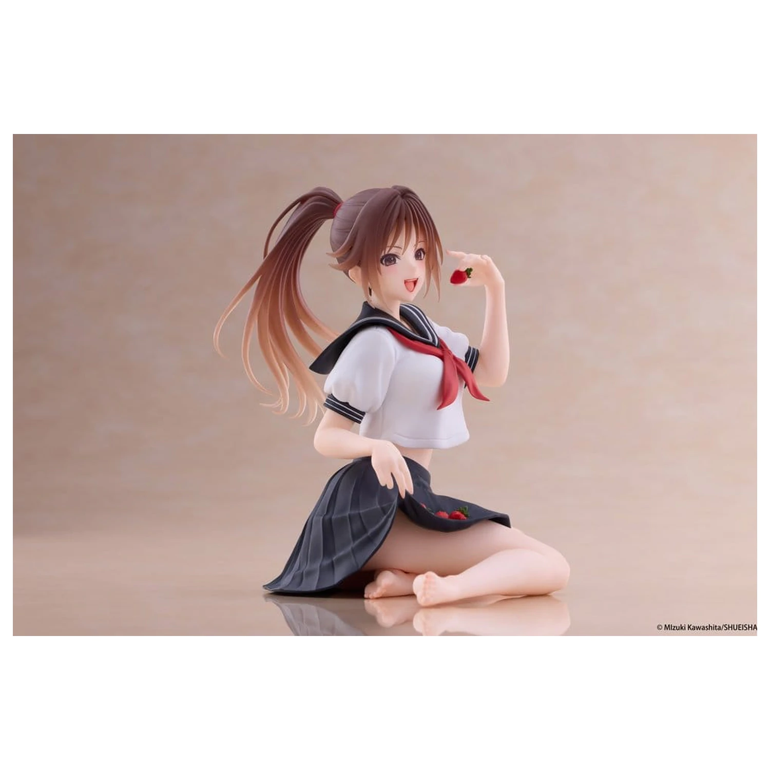 Strawberry 100% Desktop Cute PVC figura Satsuki Kitaoji (School uniform Ver.) 18 cm termékfotó