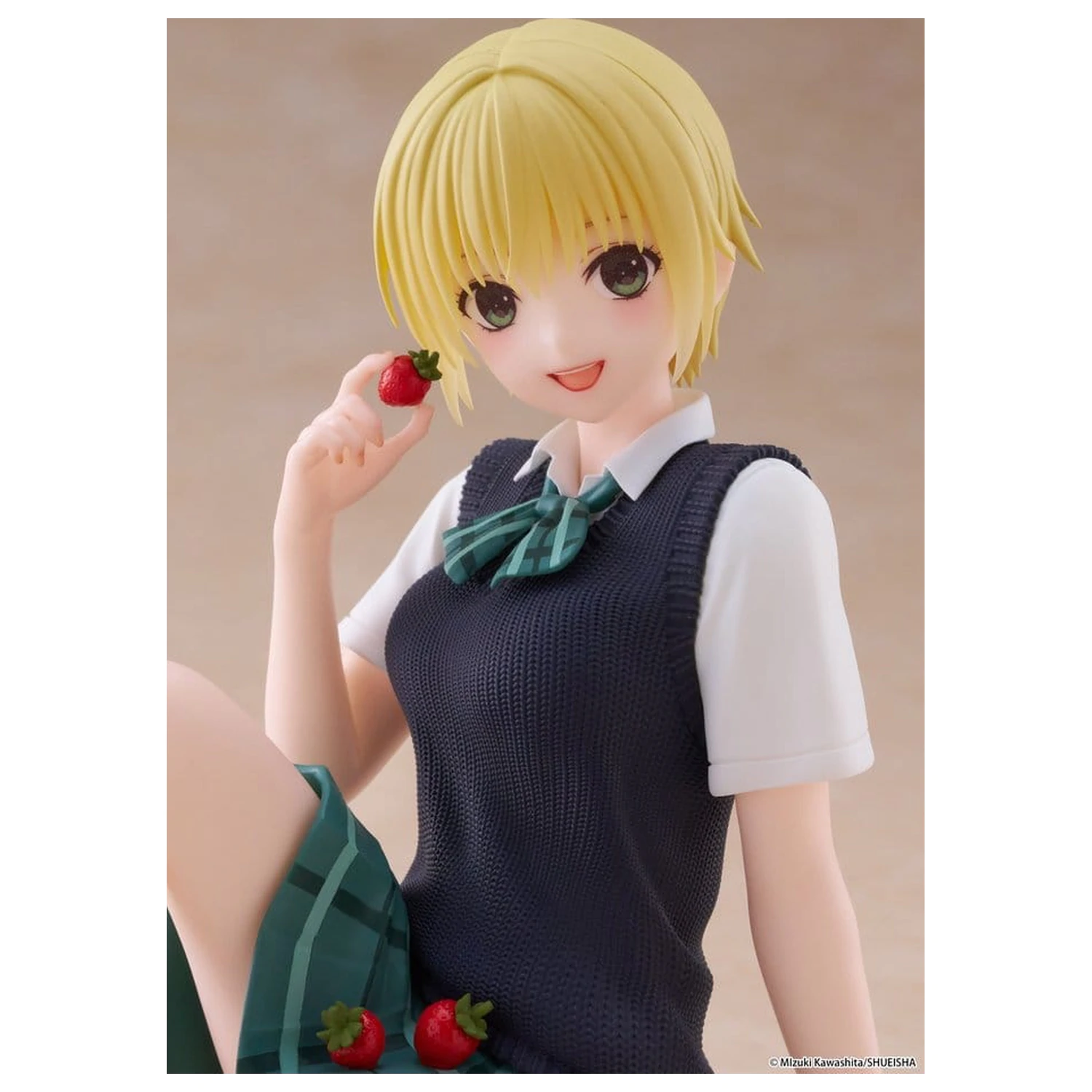 Strawberry 100% Desktop Cute Tsukasa Nishino (School uniform Ver.) PVC figura 13 cm termékfotó