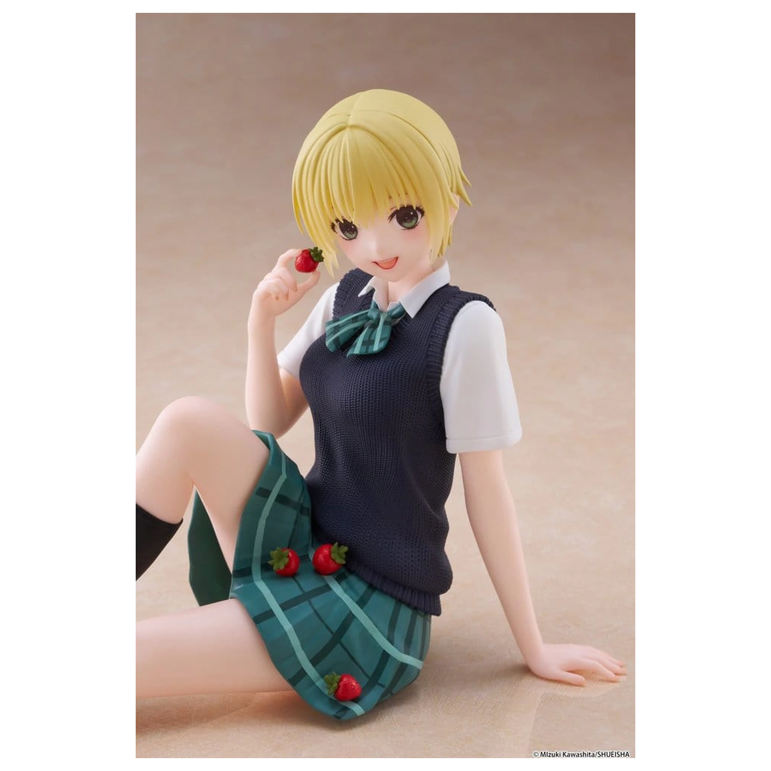 Strawberry 100% Desktop Cute Tsukasa Nishino (School uniform Ver.) PVC figura 13 cm termékfotó
