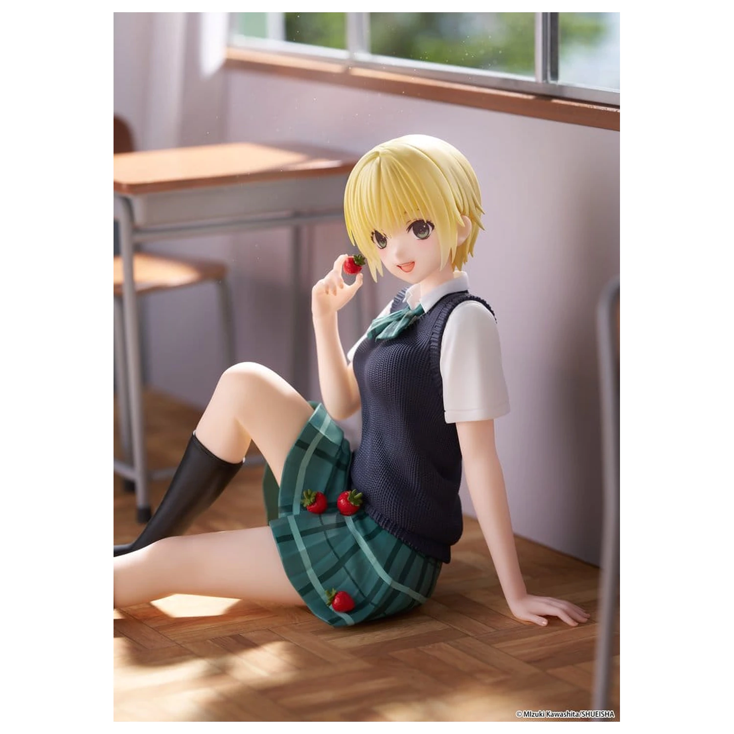 Strawberry 100% Desktop Cute Tsukasa Nishino (School uniform Ver.) PVC figura 13 cm termékfotó