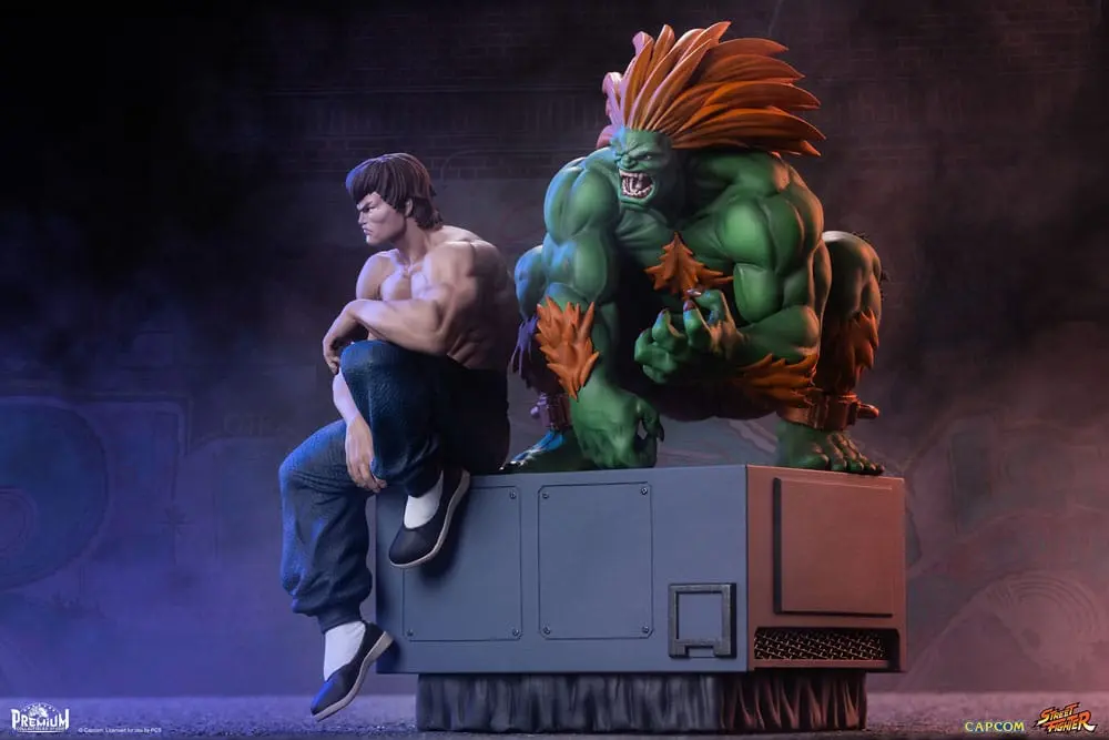 Street Fighter 1/10 Blanka & Fei Long PVC szobor figura 21 cm termékfotó