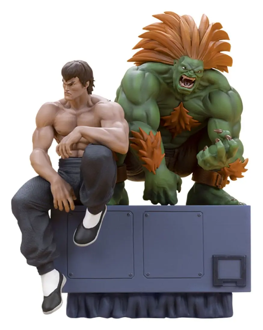 Street Fighter 1/10 Blanka & Fei Long PVC szobor figura 21 cm termékfotó