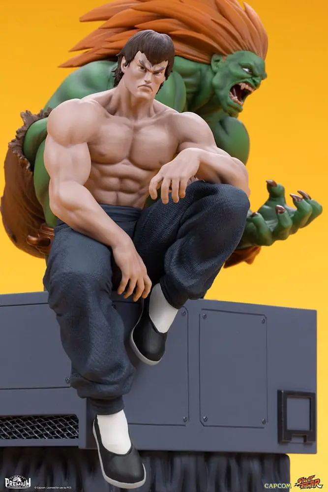 Street Fighter 1/10 Blanka & Fei Long PVC szobor figura 21 cm termékfotó