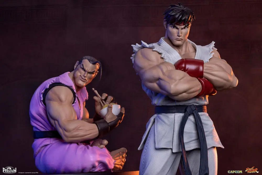 Street Fighter 1/10 Ryu &amp; Dan PVC szobor figurák 18 cm termékfotó