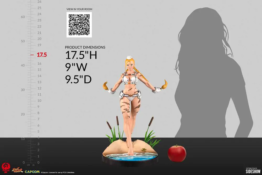 Street Fighter 1/4 Cammy: Player 2 szobor figura 44 cm termékfotó