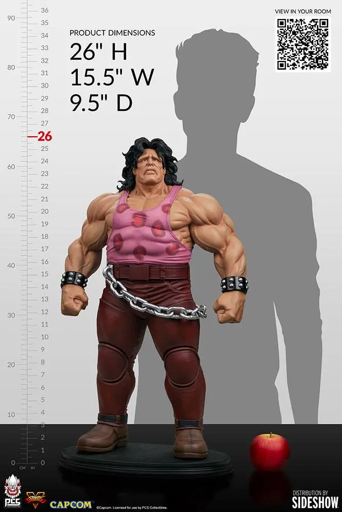 Street Fighter 1/4 Hugo szobor figura 67 cm termékfotó