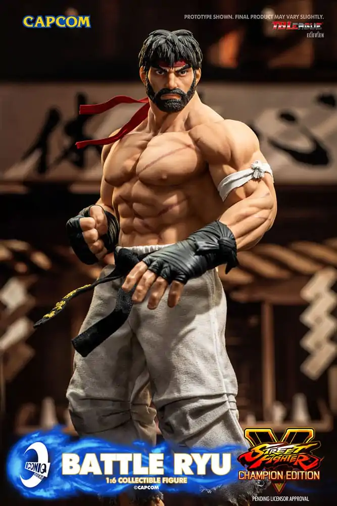 Street Fighter 1/6 Battle Ryu akciófigura 30 cm termékfotó
