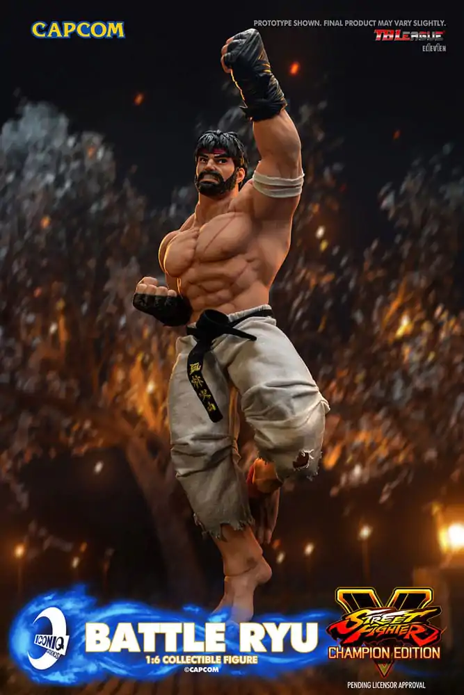 Street Fighter 1/6 Battle Ryu akciófigura 30 cm termékfotó