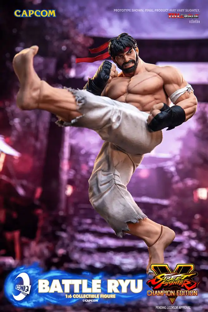 Street Fighter 1/6 Battle Ryu akciófigura 30 cm termékfotó