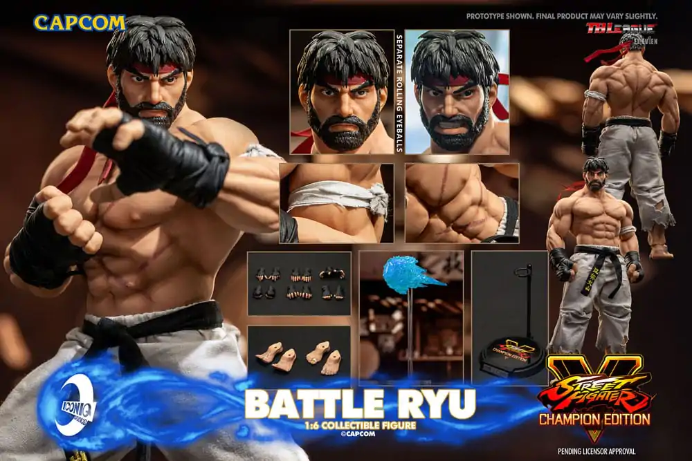 Street Fighter 1/6 Battle Ryu akciófigura 30 cm termékfotó